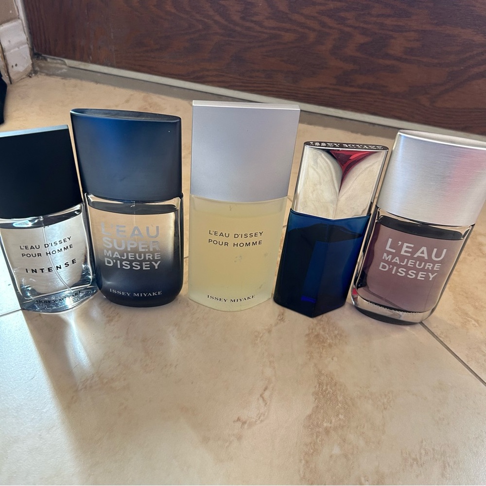 L’eau D’issey Leau Dissey lot of 5 mens